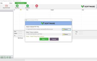 vMail Outlook to Gmail Migration Tool screenshot 1