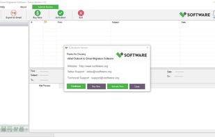 vMail Outlook to Gmail Migration Tool screenshot 1