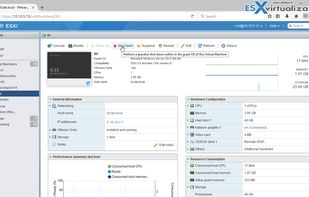 VMware vSphere Hypervisor screenshot 1
