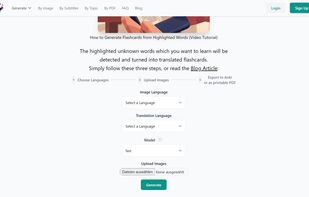 Transform Highlighted Words from Images to Vocabulary Flashcards