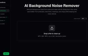 VocalDock screenshot 2