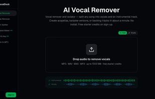 VocalDock screenshot 1