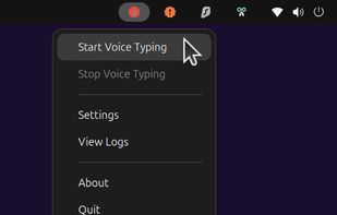 Vocalinux screenshot 2