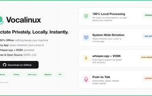 Vocalinux screenshot 1