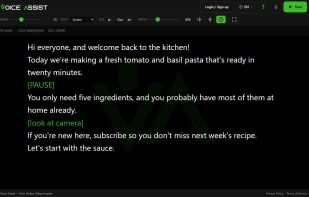 Edit Page: create your script