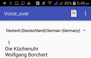 Voice-over screenshot 1