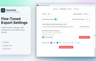Voice2Sub screenshot 3