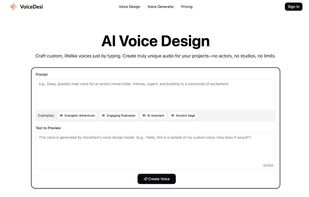 VoiceDesi screenshot 1