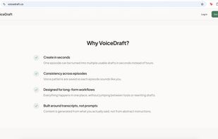 Why VoiceDraft?