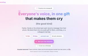 VoiceHug screenshot 1