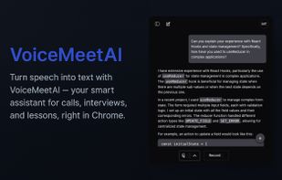 VoiceMeetAI screenshot 1