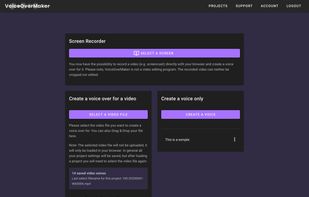 VoiceOverMaker screenshot 1