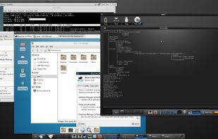 Void's desktops: XFCE, Enlightenment and MATE