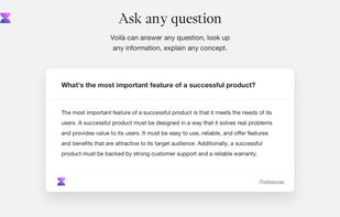 Voilà - AI Assistant screenshot 1