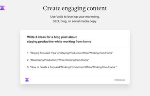 Voilà - AI Assistant screenshot 2
