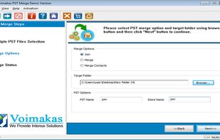 Voimakas PST Merge screenshot 1