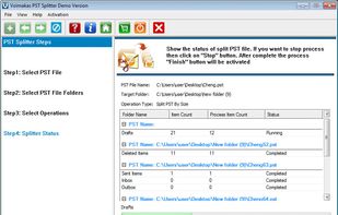 Voimakas Split PST screenshot 2