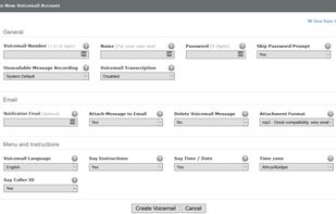 Create voicemail