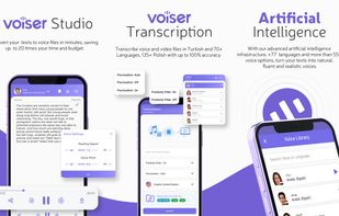 With Voiser, you can access all features on both web and mobile applications, enabling you to easily create high-quality voiceovers and transcripts on-the-go.