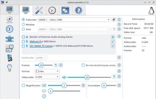 VokoscreenNG screenshot 1