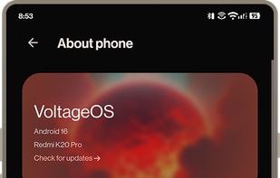 VoltageOS screenshot 2