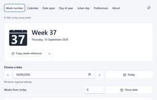 Voltura WeekNumber screenshot 1