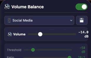 Volume Balance screenshot 1