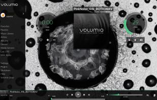 Desktop Main page of Volumio