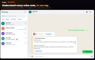 voice notes transcription
