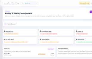 VoraTool - the toolroom management and plannig software