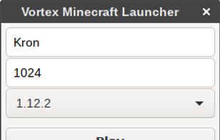 Vortex Minecraft Launcher screenshot 1