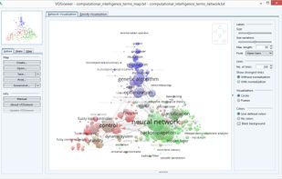 VOSviewer screenshot 1
