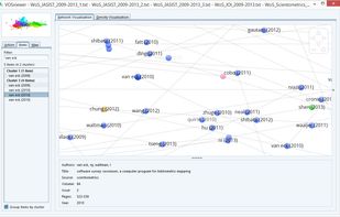 VOSviewer screenshot 2
