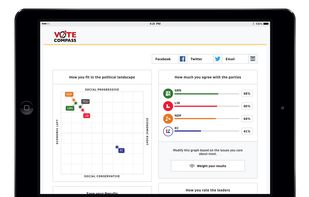 Vote compass screenshot 1