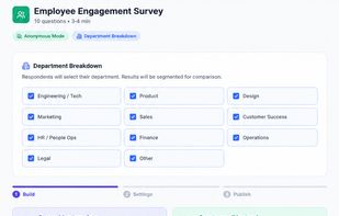 Create a survey