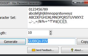 Vov Password Generator screenshot 1