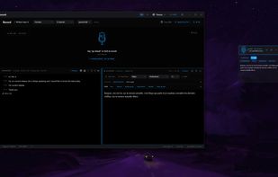 Mini Mode: Always-on-top floating widget to dictate over any app without switching windows 