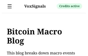 VoxSignals screenshot 2