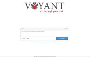 Voyant Tools screenshot 1