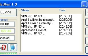 VPNetMon screenshot 1