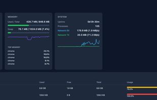 vpsmon screenshot 1