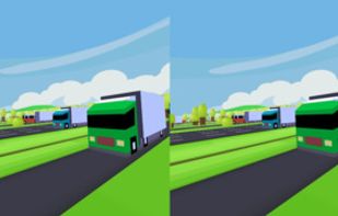 VR Crossy for Cardboard screenshot 1