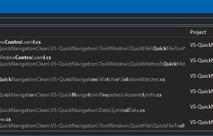 VS-QuickNavigation screenshot 1