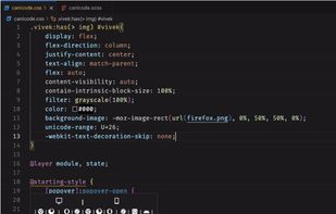 VScode CSS Compatibility screenshot 1