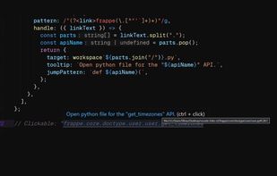 VSCode Links screenshot 1
