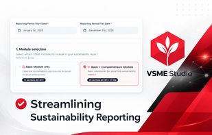 VSME Studio covers both the Basic Module (B1–B11) and Comprehensive Module (C1–C9) of the VSME standard, developed by EFRAG and recommended by the European Commission for all non-listed SMEs.