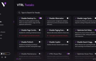 VTRL Tweaks page