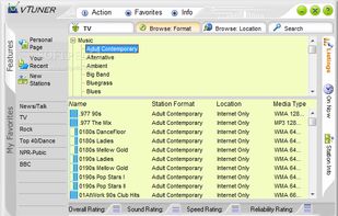 vTuner screenshot 1