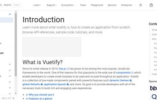 Vuetify screenshot 1