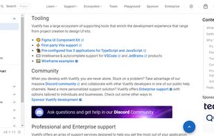 Vuetify screenshot 2